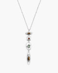Petra Multi-Stone Drop Necklace