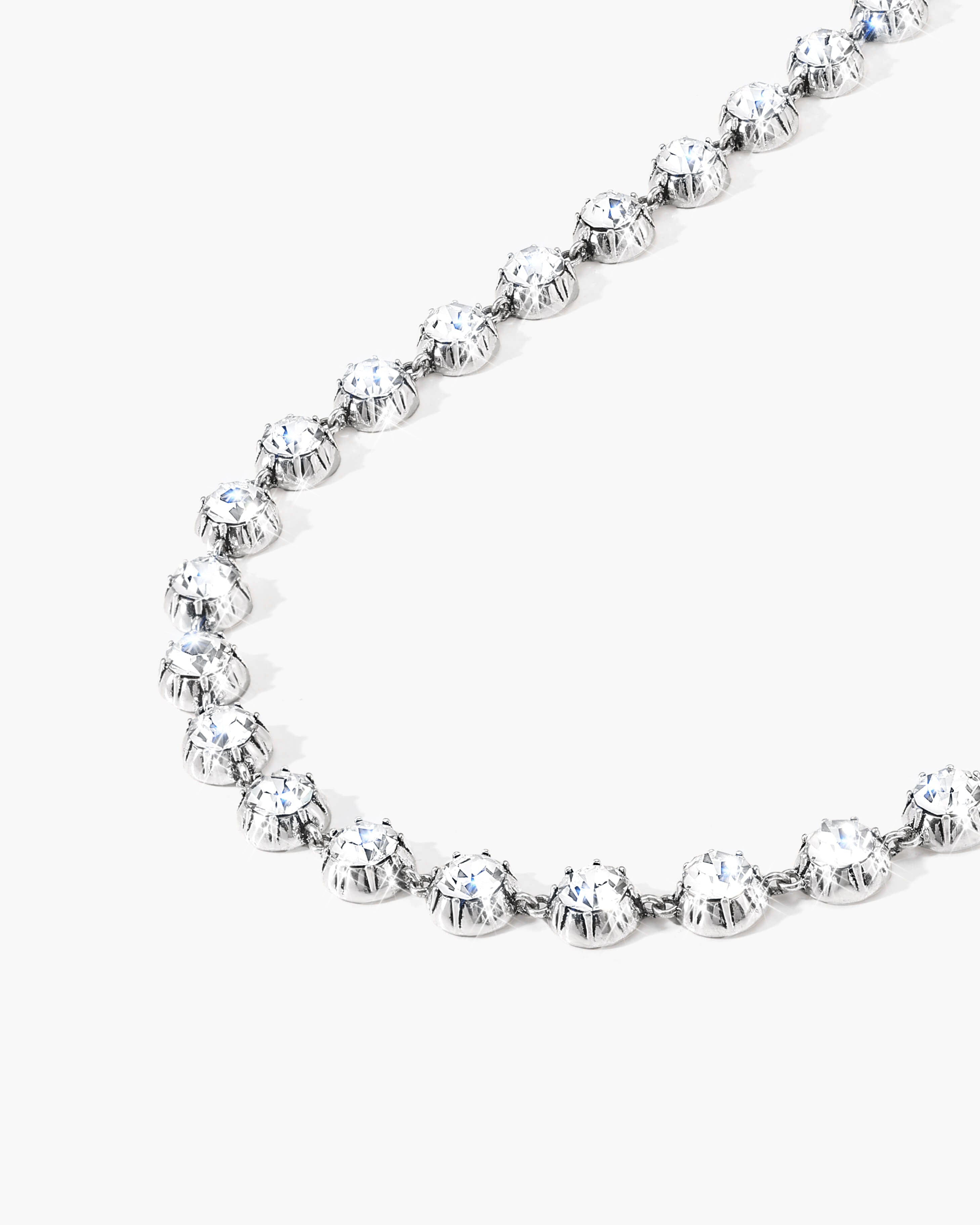 Rose Cut Riviere Necklace