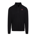 Miami Ohio Velocity Performance Quarter Zip Black