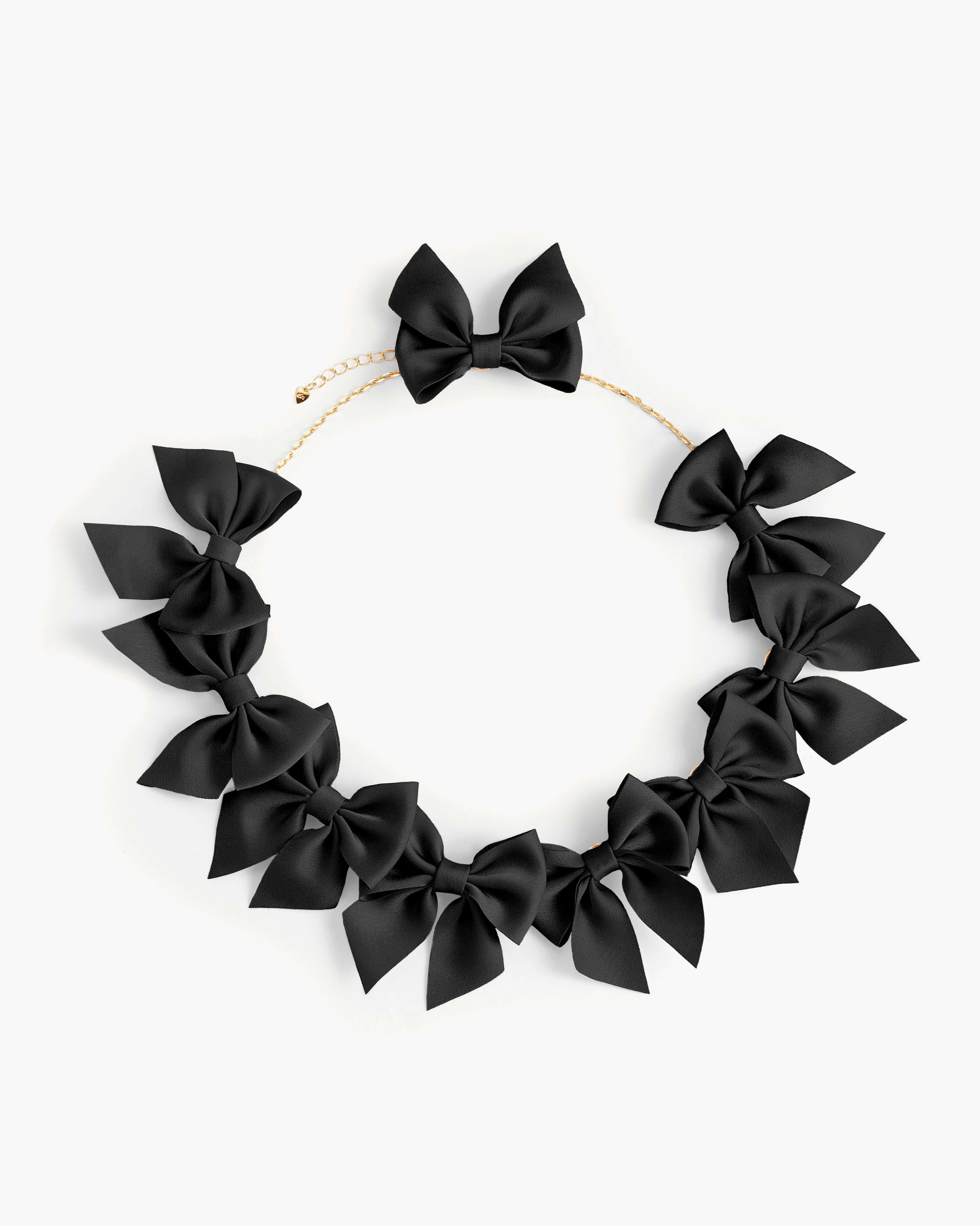 Polka Dot Bow Necklace