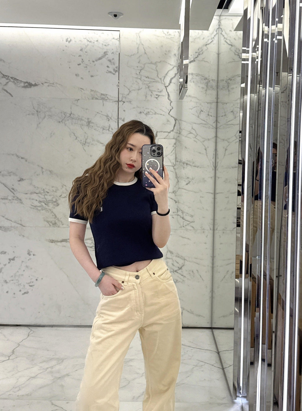 2026 Women’s Saint L Embroidered Patchwork Short-Sleeved T-Shirt (FF722)