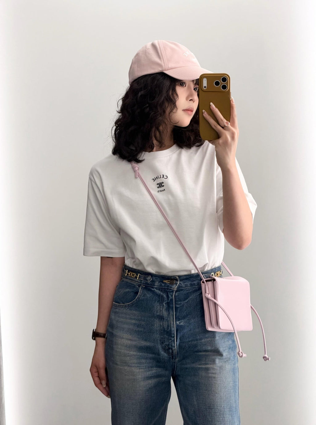 2026 Women’s Ce Logo Embroidered Short-Sleeved T-Shirt (EE406)