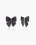 Polka Dot Bow Earrings