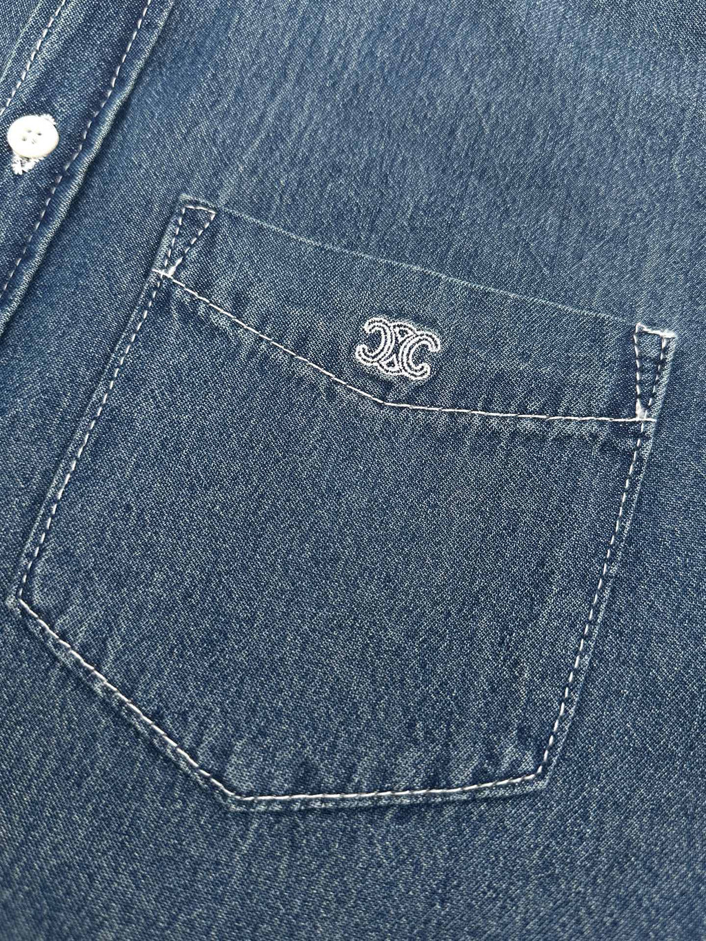 2026 New Ce Embroidered Denim Short-Sleeved Shirt (BB810-A80)