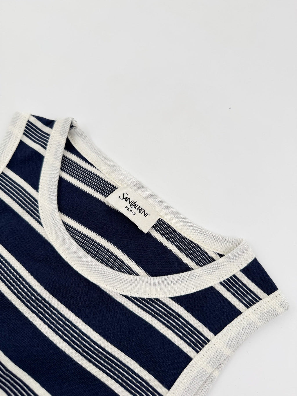 2026 Women’s Saint L Logo Embroidered Striped Tank Top (FF728)