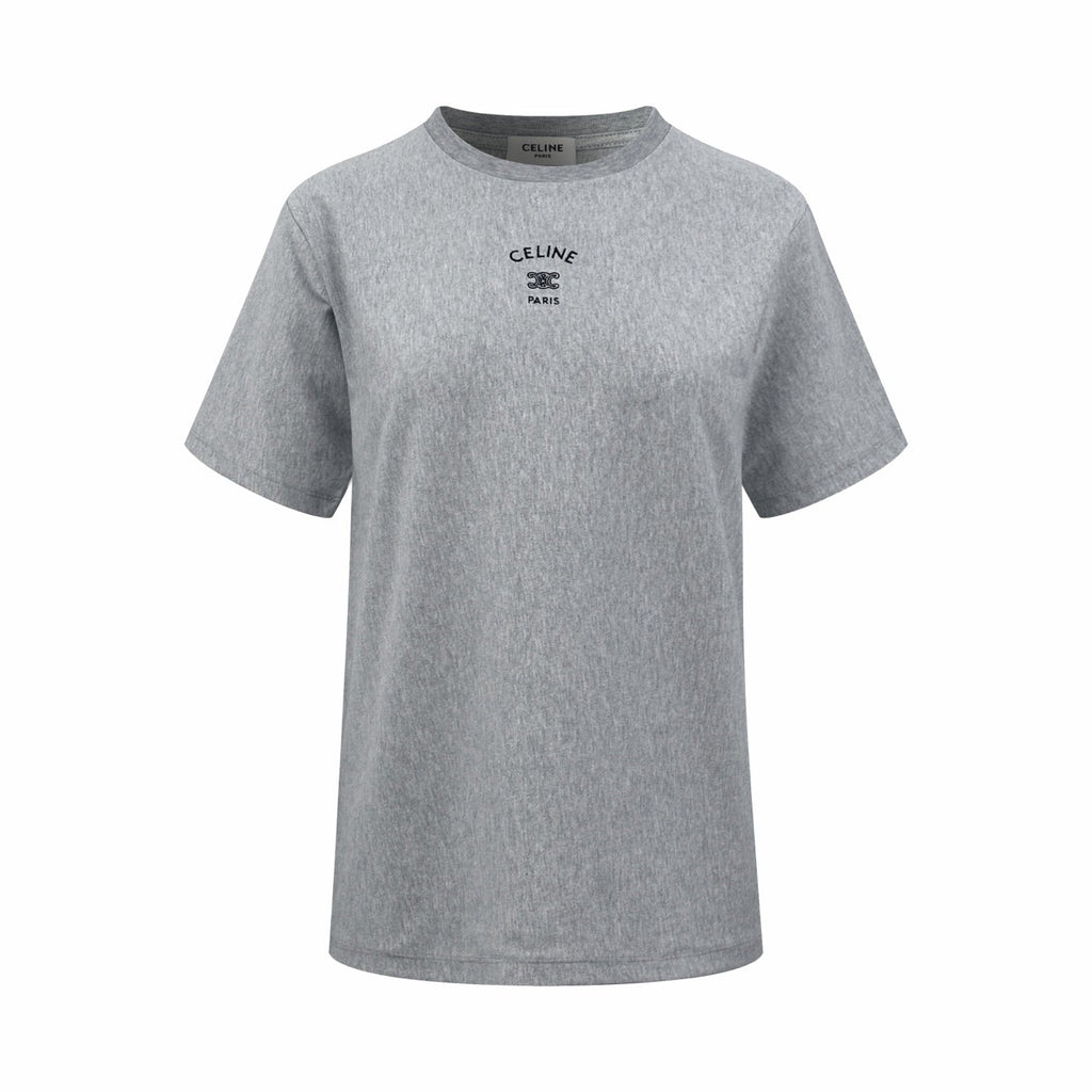 2026 Women’s Ce Logo Embroidered Short-Sleeved T-Shirt (EE406)